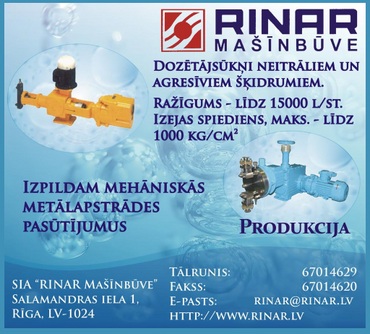 RINAR Mašīnbūve, SIA